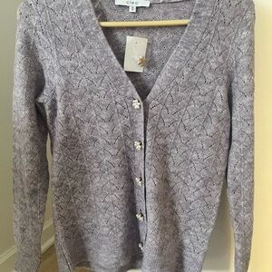 Cleo Women's Light Purple Cardigan
